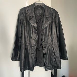 Leather Jacket Coat